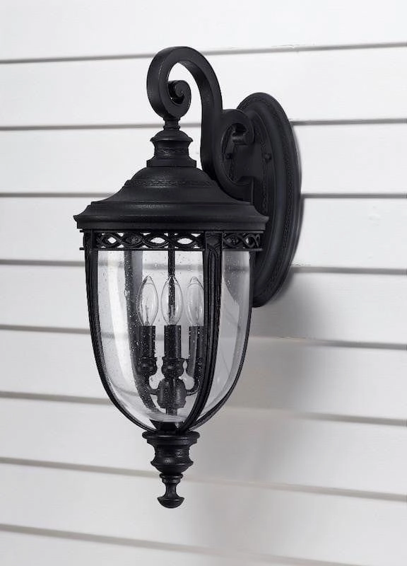 Feiss English Bridle Black Large Outdoor Wall Light outdoor wall lamp