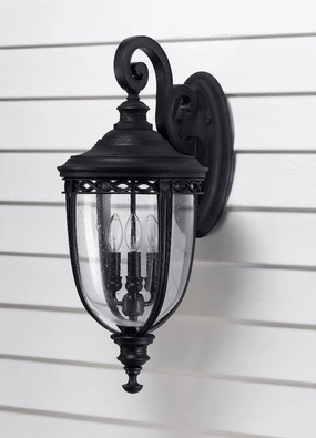 Feiss English Bridle Black Large Outdoor Wall Light outdoor wall lamp