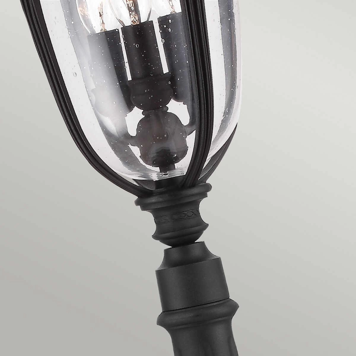 Feiss English Bridle Black Medium Outdoor Bollard Lantern