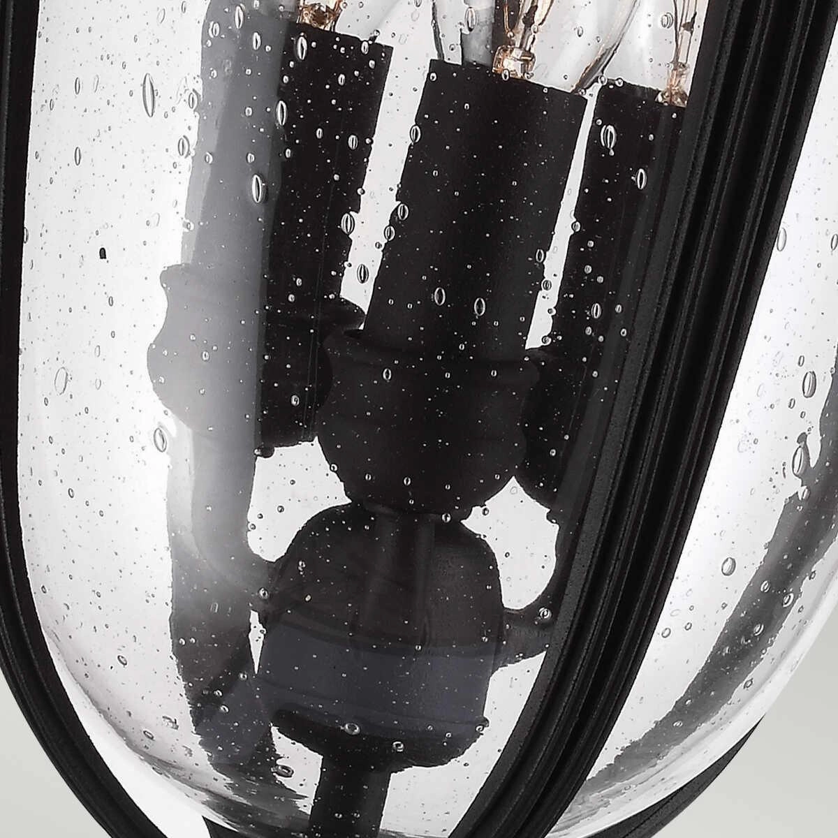 Feiss English Bridle Black Medium Outdoor Pedestal Lantern