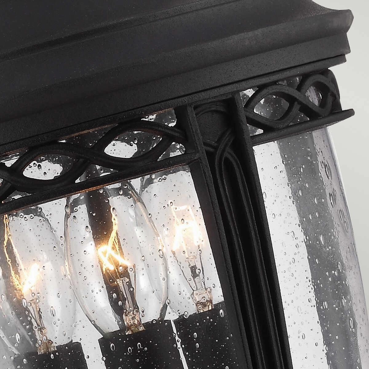 Feiss English Bridle Black Medium Outdoor Pendant Light