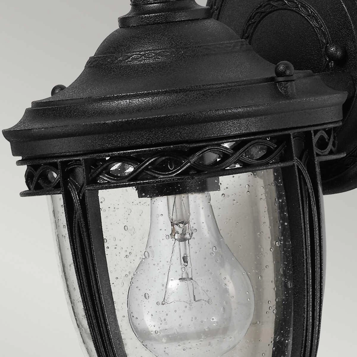 Feiss English Bridle Black Small Outdoor Wall Light