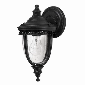 Feiss English Bridle Black Small Outdoor Wall Light outdoor wall lamp