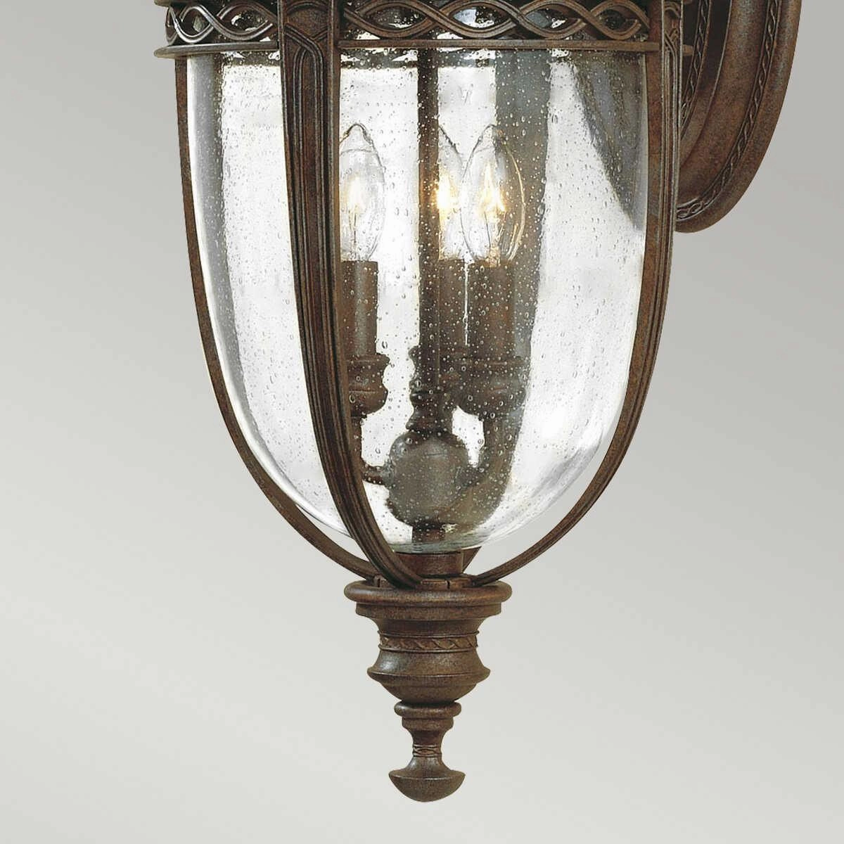 Feiss English Bridle Bronze Large Outdoor Wall Light