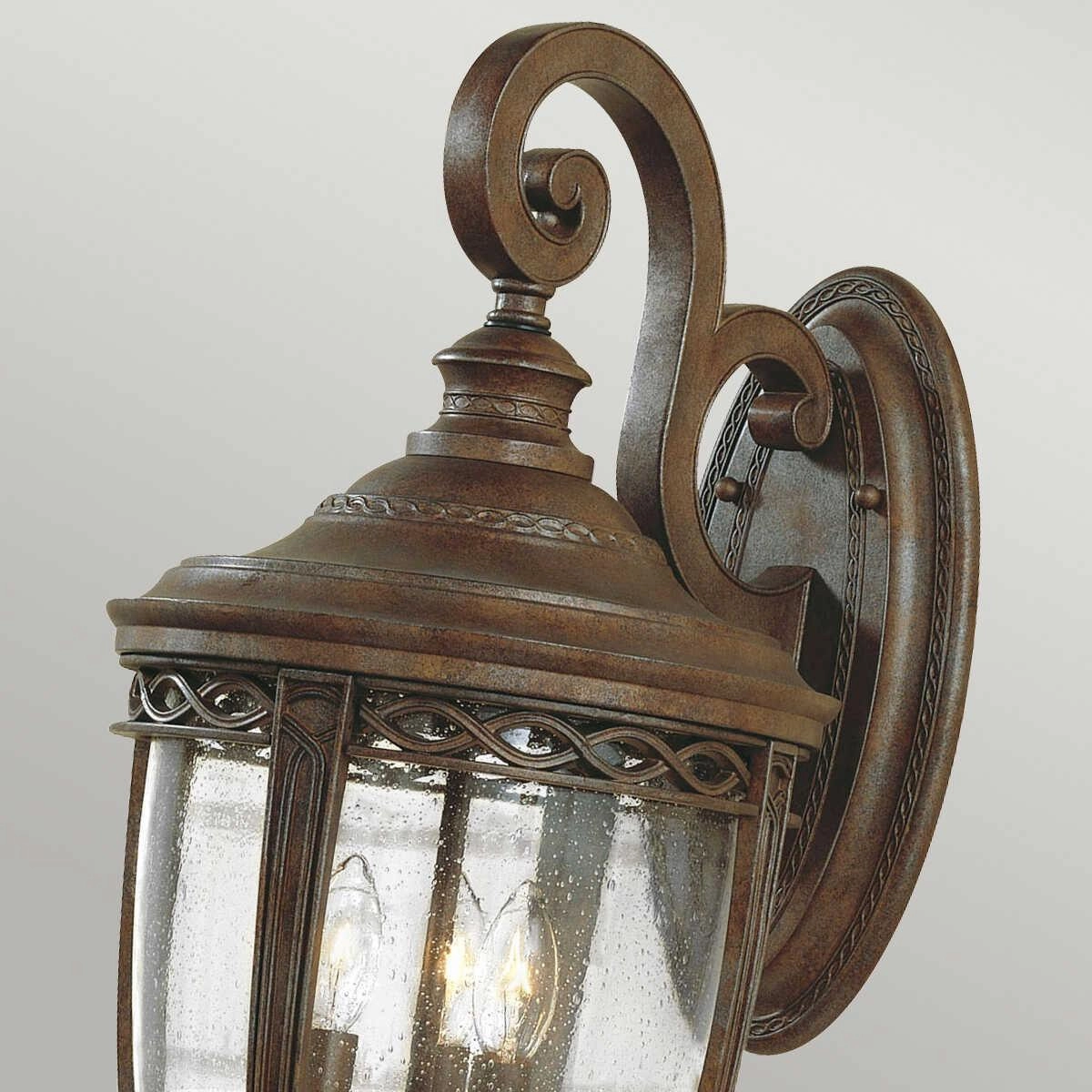 Feiss English Bridle Bronze Large Outdoor Wall Light