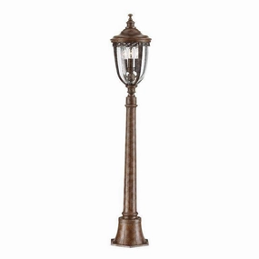 Feiss English Bridle Bronze Medium Outdoor Bollard Lantern outdoor wall lamp
