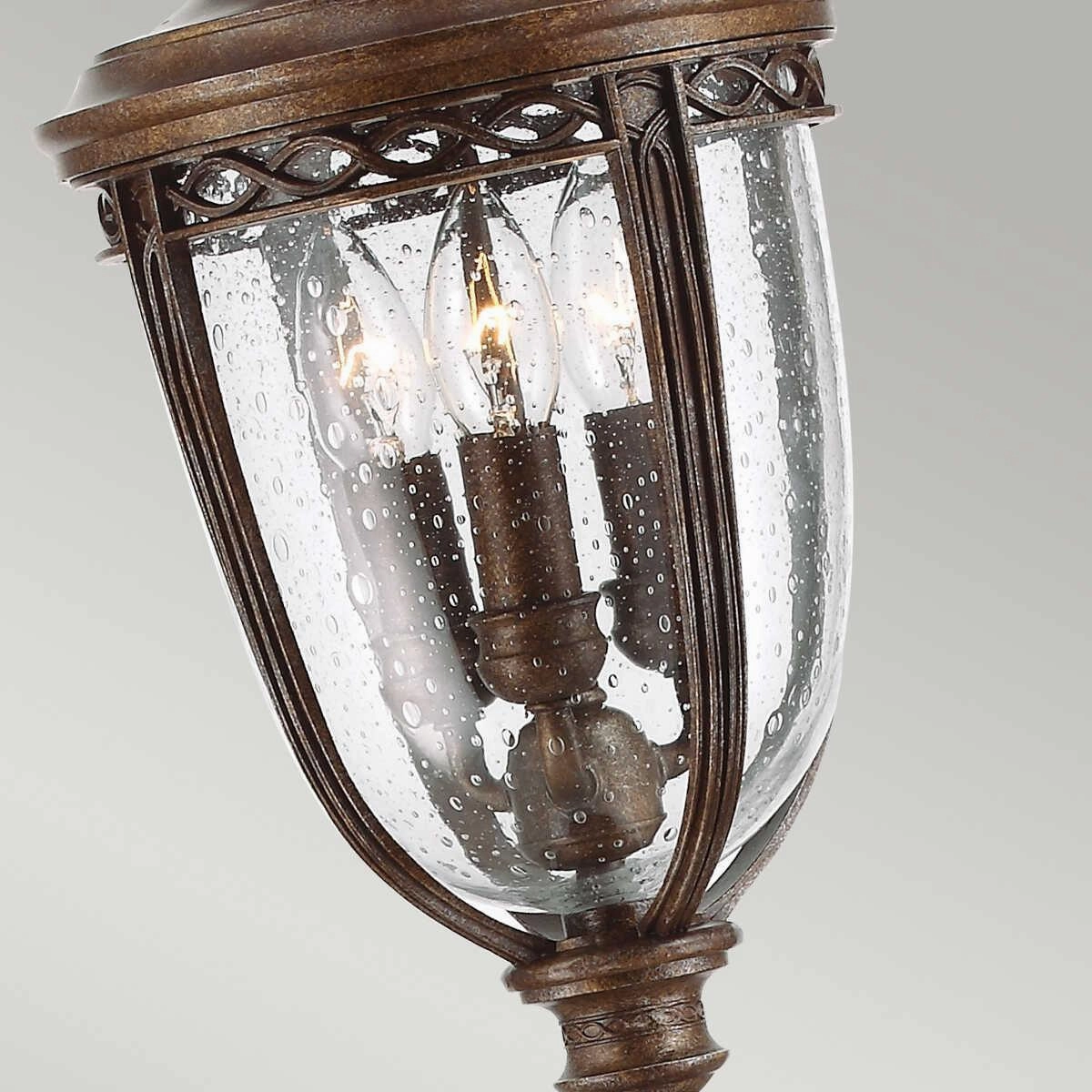 Feiss English Bridle Bronze Medium Outdoor Bollard Lantern