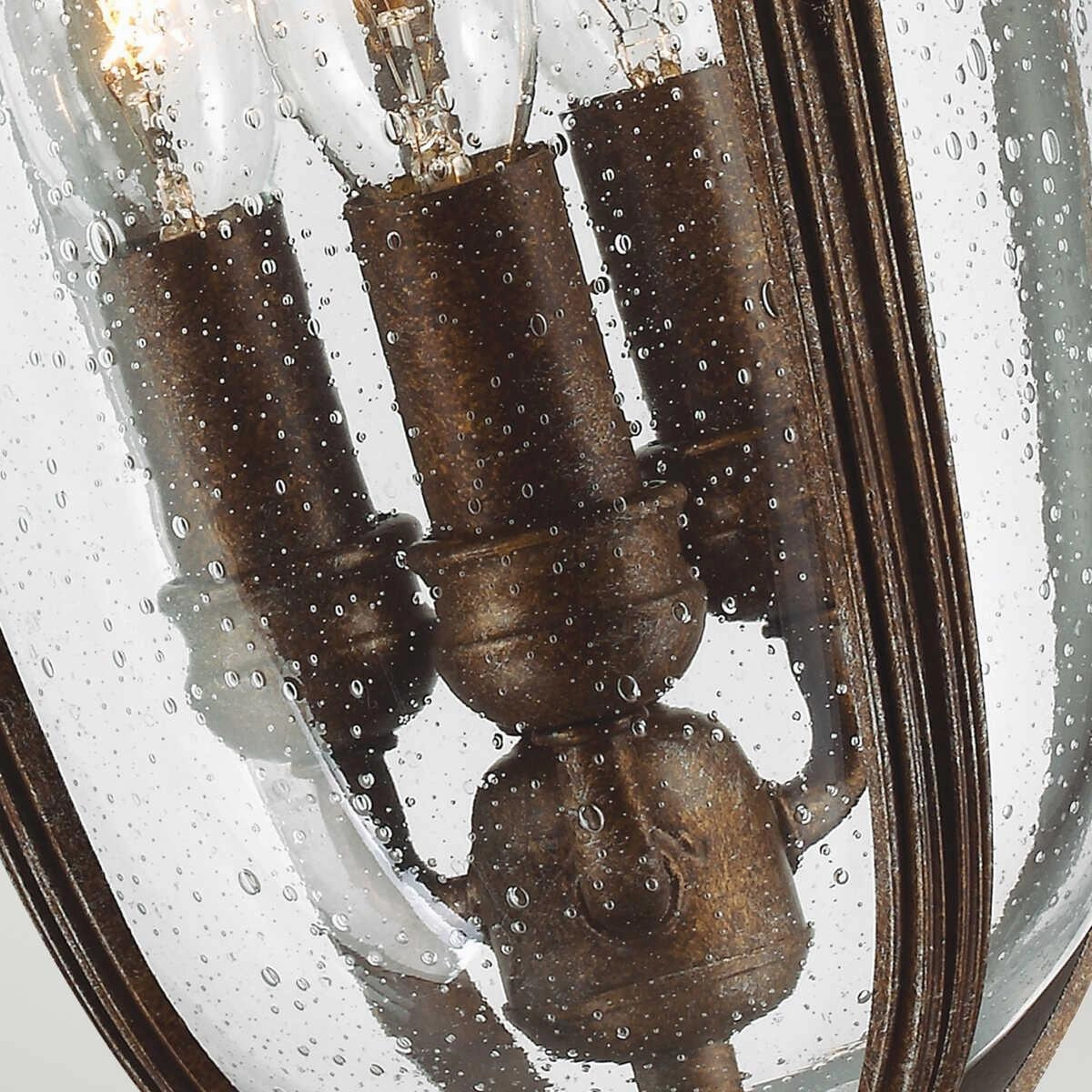 Feiss English Bridle Bronze Medium Outdoor Pendant Light