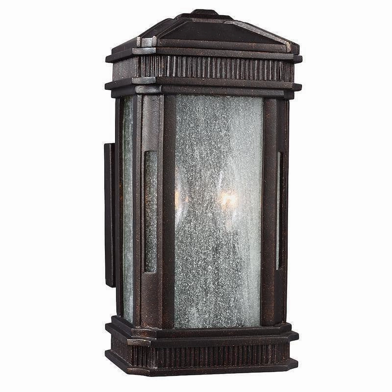 Feiss Federal Bronze 2 Light Outdoor Wall Light outdoor wall lamp