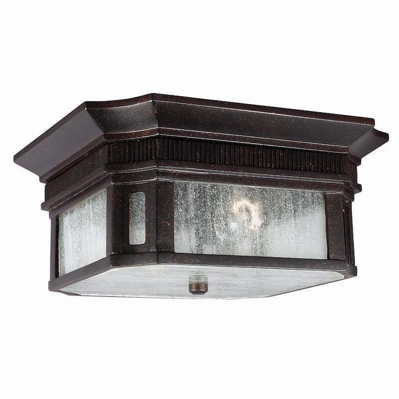 Feiss Federal Outdoor Gilded Bronze Flush Light outdoor wall lamp