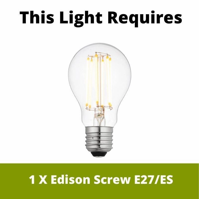 Feiss Gianna Silver 1 Light Ceiling Lantern