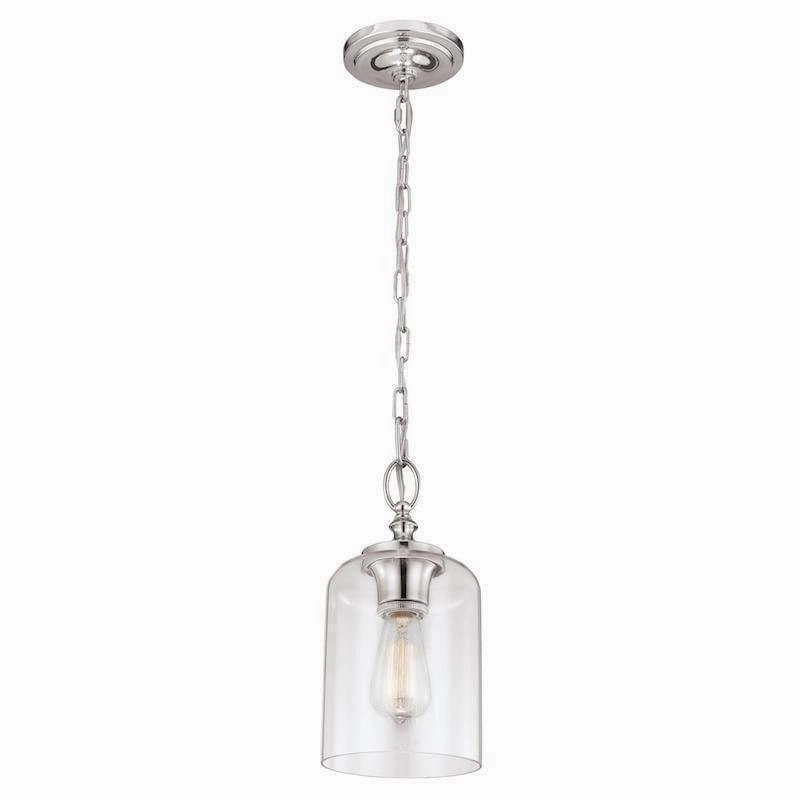Feiss Hounslow Mini Polished Nickel Pendant Ceiling Light simple ceiling design light