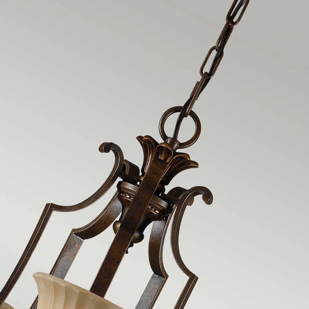 Feiss Kelham Hall Gold & Bronze 5 Light Chandelier