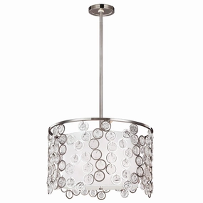 Feiss Lexi 3 Light Polished Nickel Pendant Ceiling Light minimalist ceiling light
