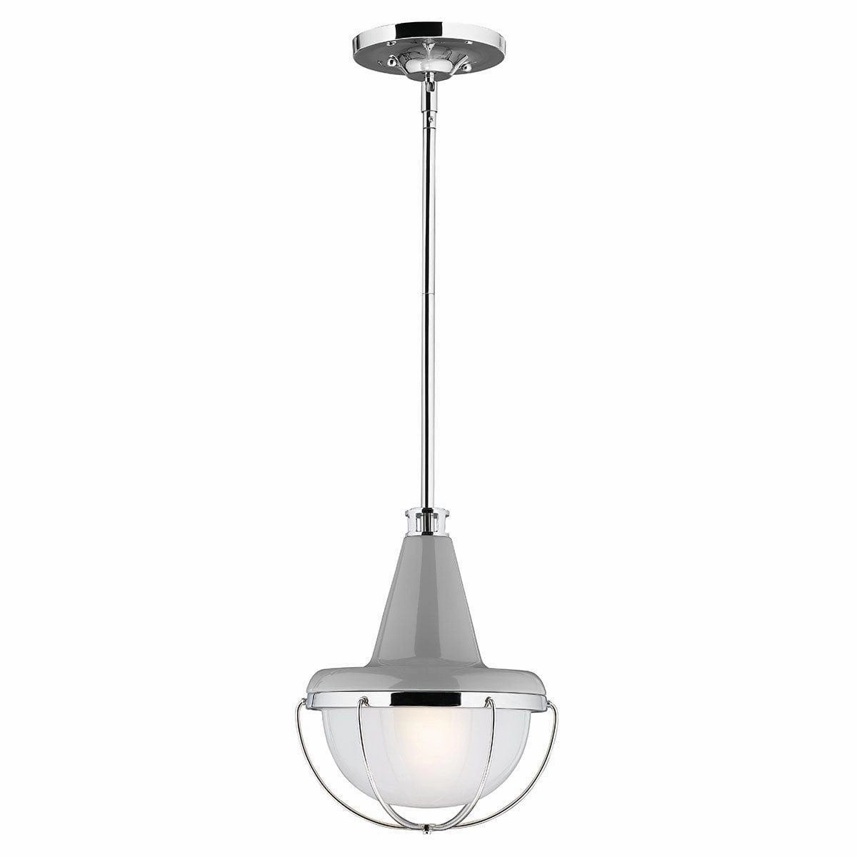 Feiss Livingston 1 Light Polished Nickel Pendant Light minimalist ceiling light