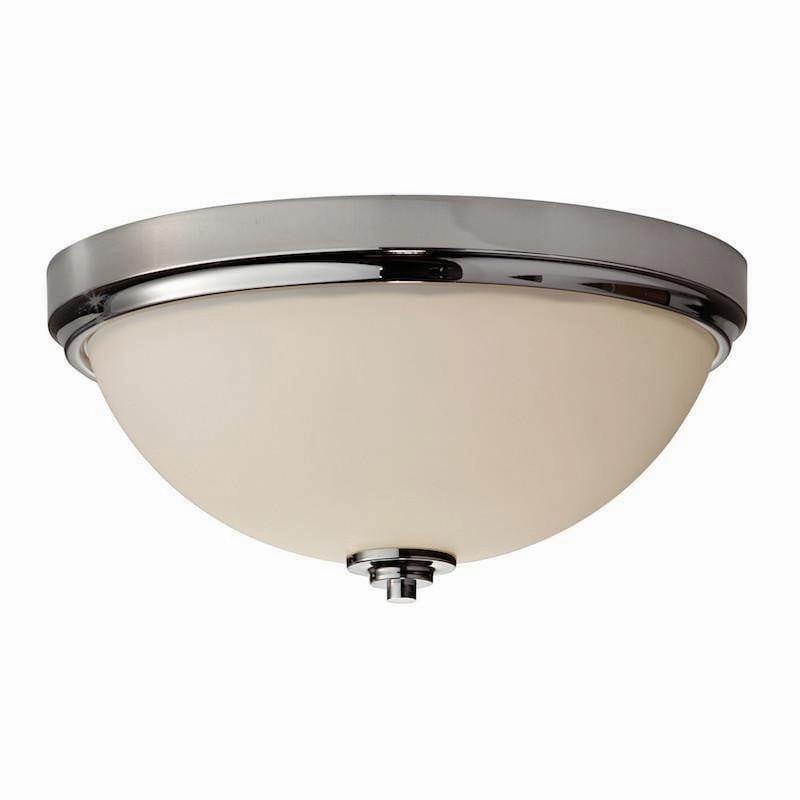 Feiss Malibu Polished Nickel Flush Bathroom Ceiling Light simple ceiling design light