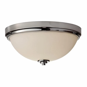 Feiss Malibu Polished Nickel Flush Bathroom Ceiling Light simple ceiling design light