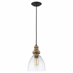 Feiss Matrimonio 1 Light Driftwood Pendant Ceiling Light minimalist ceiling light