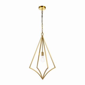Feiss Nico 1 Light Large Brass Ceiling Pendant modern ceiling lamp