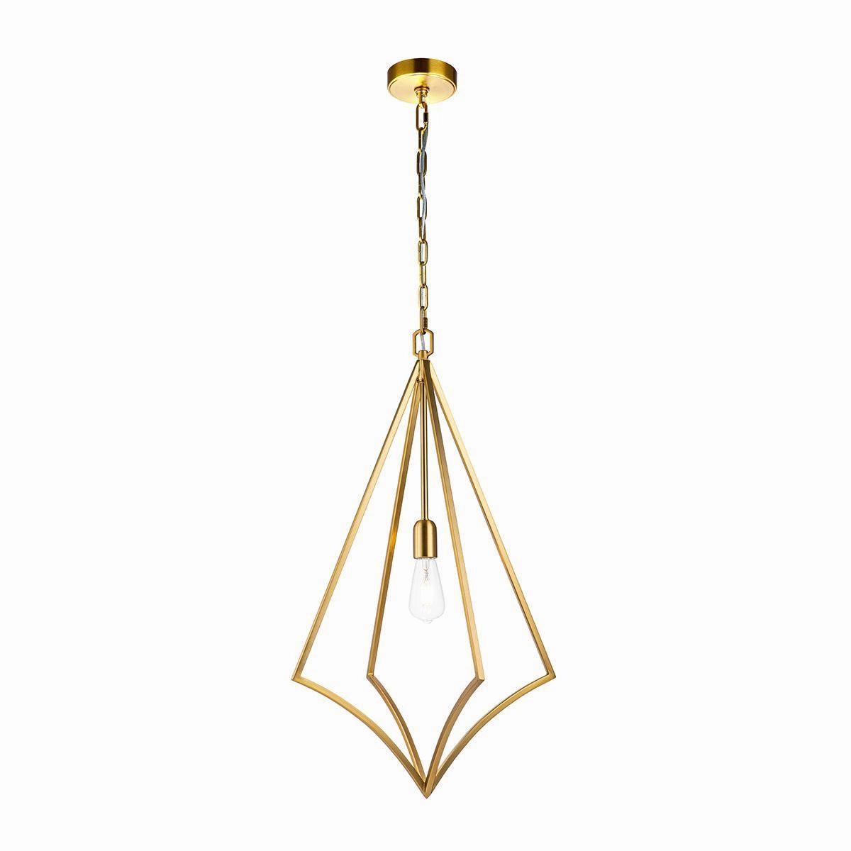 Feiss Nico 1 Light Large Brass Ceiling Pendant modern ceiling lamp