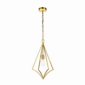Feiss Nico 1 Light Medium Brass Ceiling Pendant modern ceiling lamp