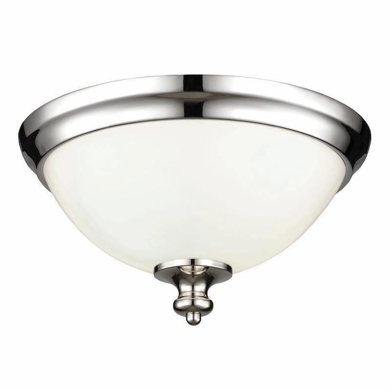 Feiss Parkman Nickel Art Deco Flush Ceiling Light simple ceiling design light