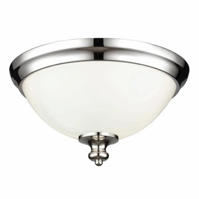 Feiss Parkman Nickel Art Deco Flush Ceiling Light simple ceiling design light
