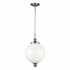 Feiss Parkman Polished Nickel Large Pendant Ceiling Light modern ceiling lamp