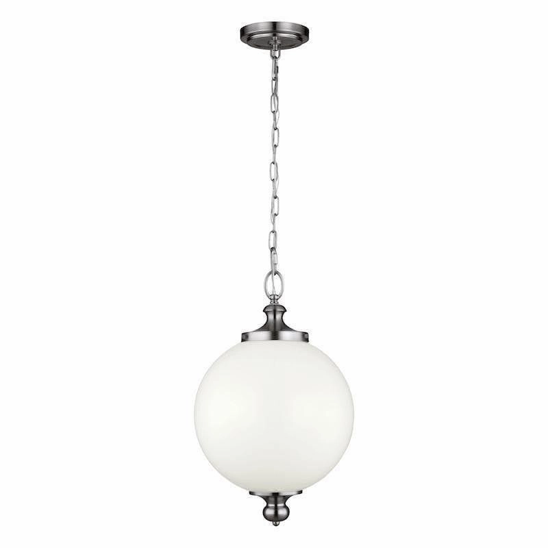 Feiss Parkman Polished Nickel Large Pendant Ceiling Light modern ceiling lamp