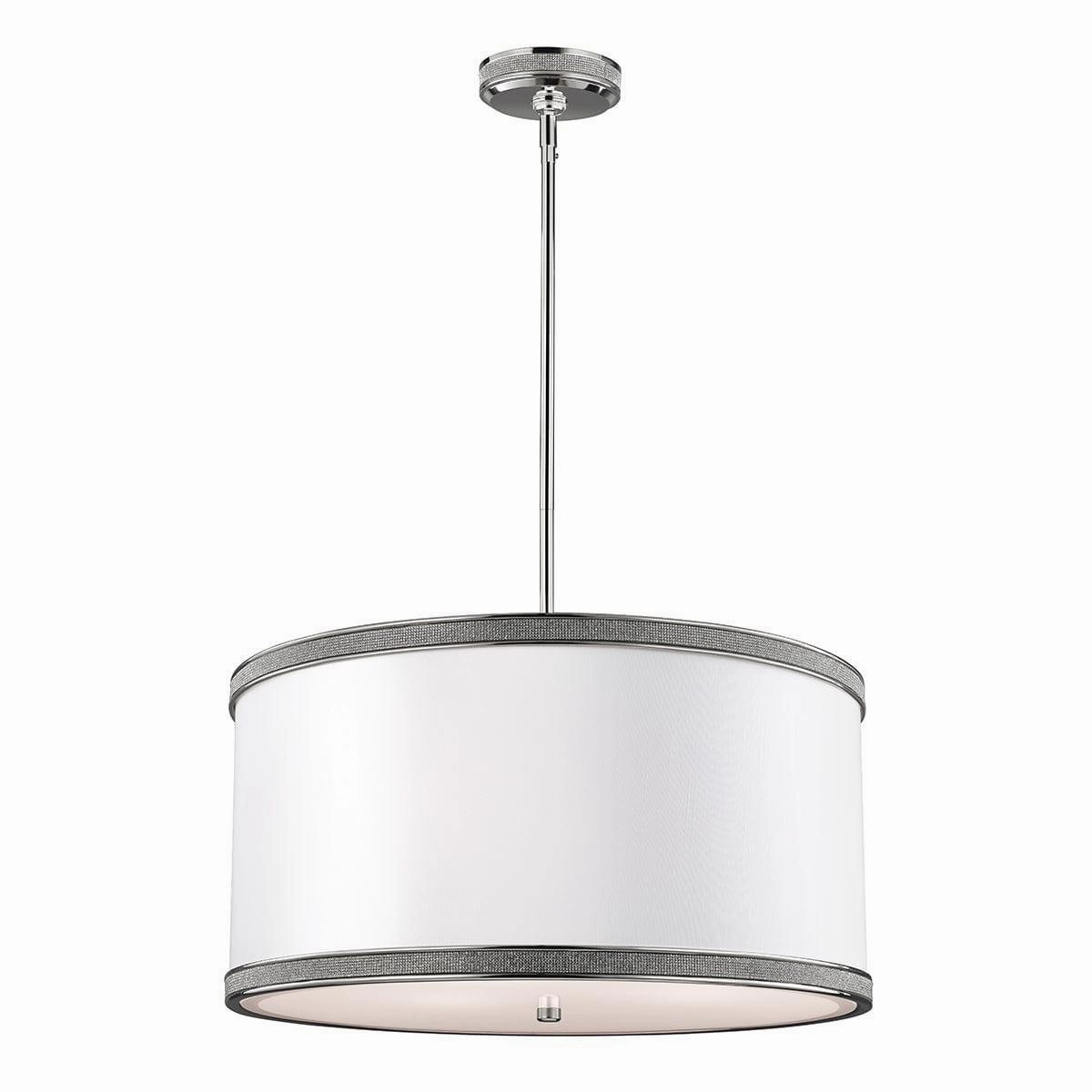 Feiss Pave 3 Light Polished Nickel Pendant Ceiling Light minimalist ceiling light