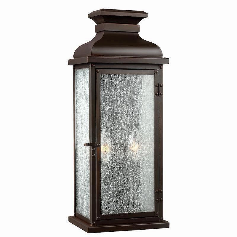 Feiss Pediment Medium Aged Copper Outdoor Wall Light outdoor wall lamp
