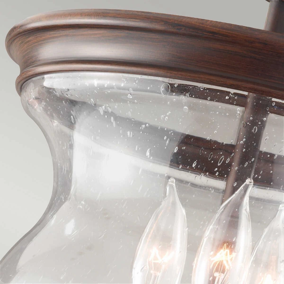 Feiss Pickering Bronze Semi-Flush/Duo-Mount Ceiling Light