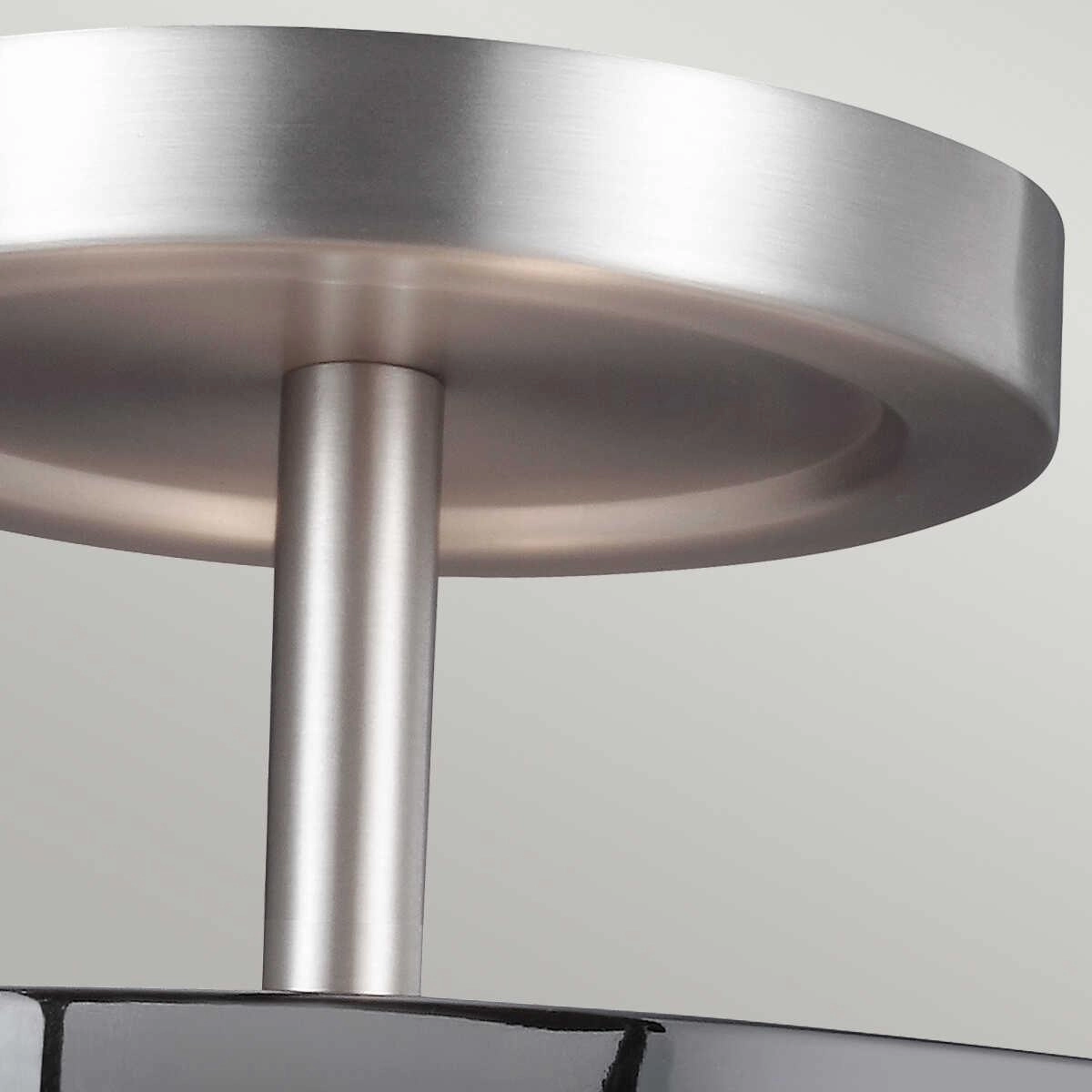 Feiss Prospect Park 2 Light Semi-Flush Chrome Ceiling Light