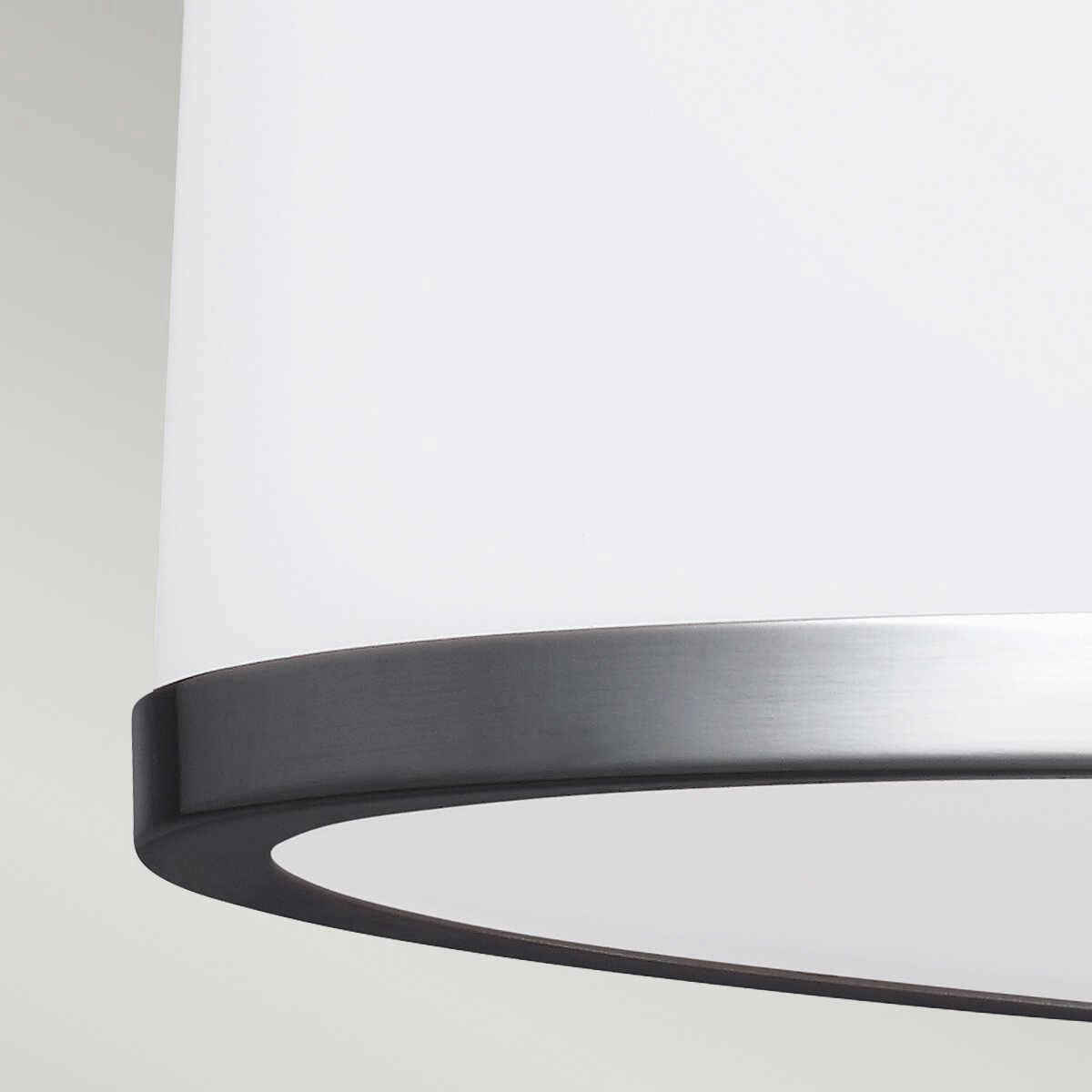 Feiss Prospect Park 2 Light Semi-Flush Chrome Ceiling Light