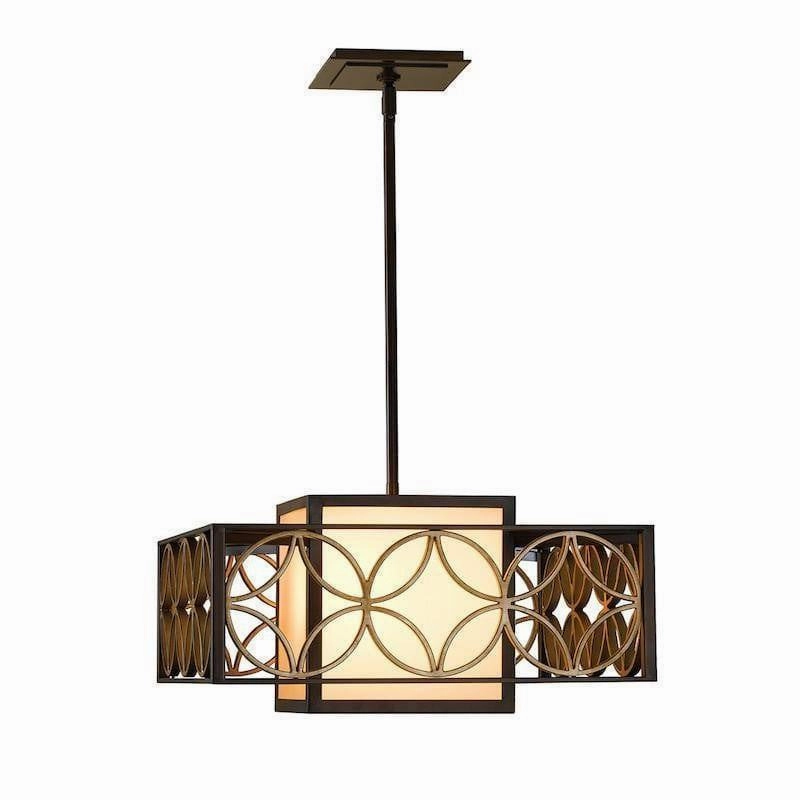 Feiss Remy Bronze & Gold 1 Light Ceiling Pendant modern ceiling lamp