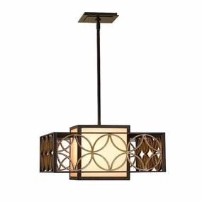 Feiss Remy Bronze & Gold 1 Light Ceiling Pendant modern ceiling lamp
