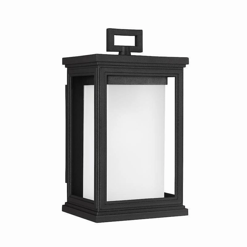Feiss Roscoe Small Black Outdoor Wall Light outdoor wall lamp