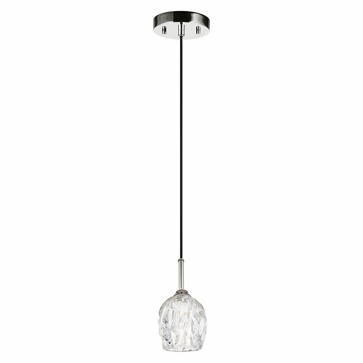 Feiss Rubin 1 Light Mini Pendant Polished Nickel Ceiling Light minimalist ceiling light