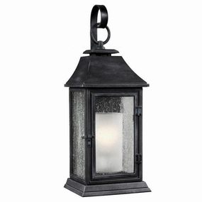 Feiss Shepherd Large Zinc Outdoor Wall Light outdoor wall lamp