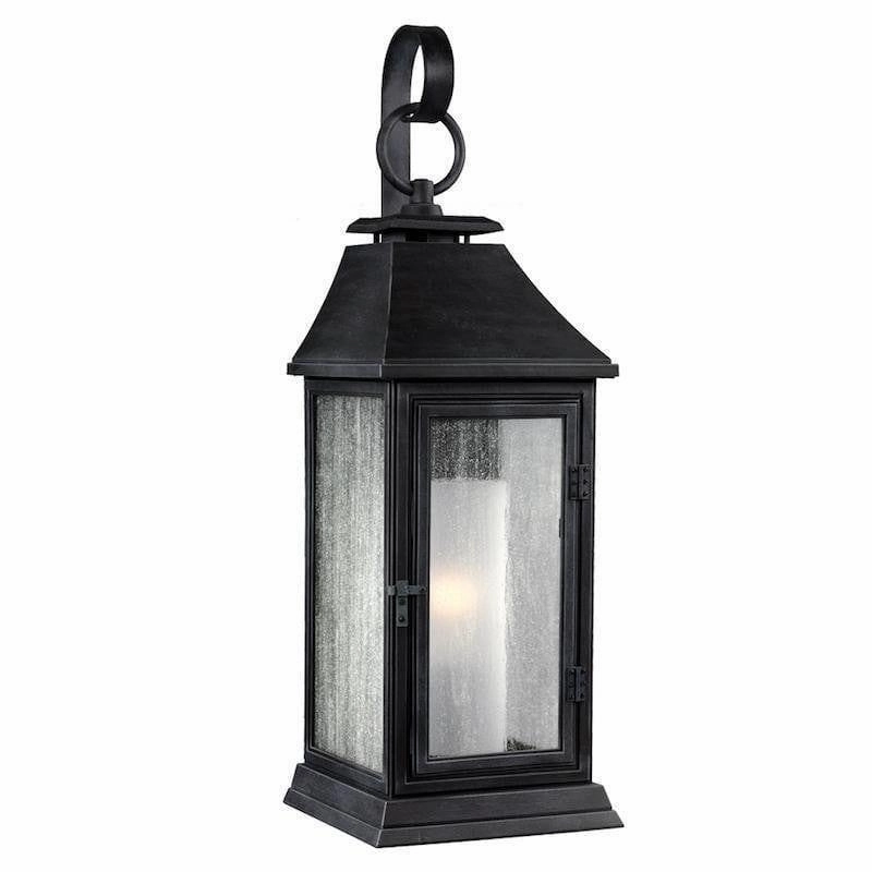 Feiss Shepherd Small Outdoor Zinc Wall Light outdoor wall lamp