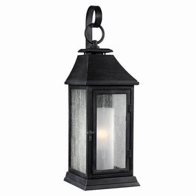 Feiss Shepherd Small Outdoor Zinc Wall Light outdoor wall lamp