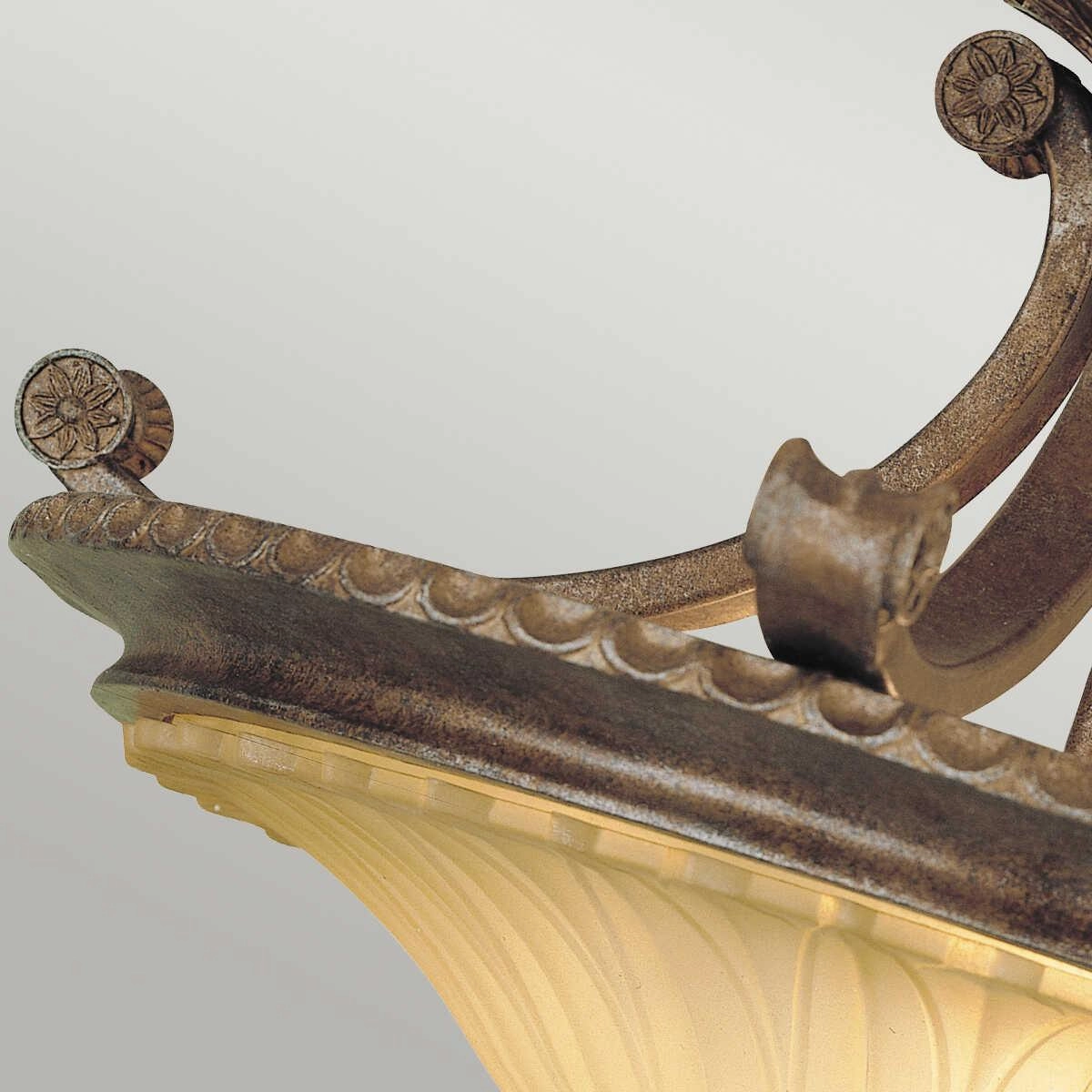 Feiss Stirling Castle Bronze Ceiling Semi Flush
