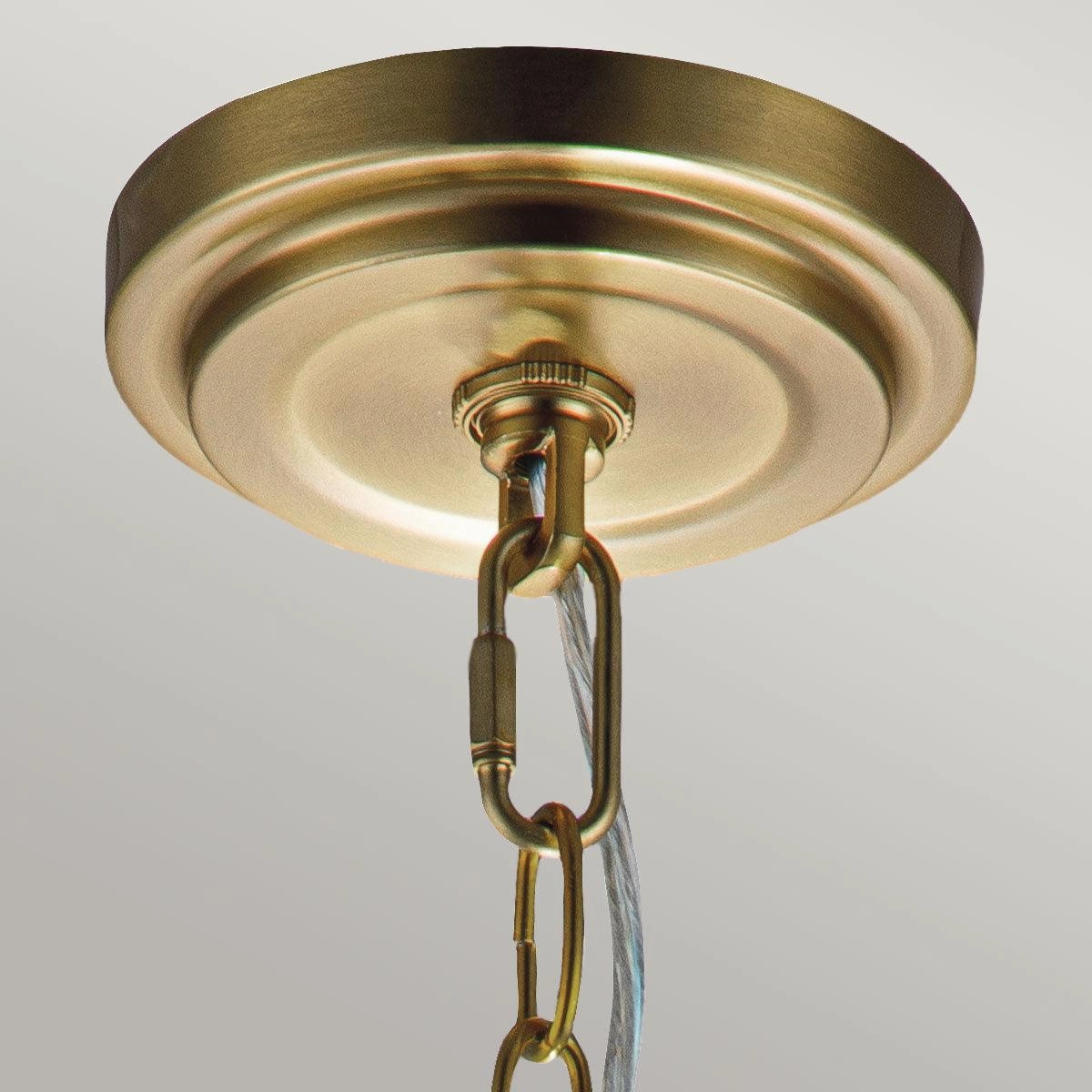 Feiss Tabby 1 Light Mini Pendant - Clear Glass Shade