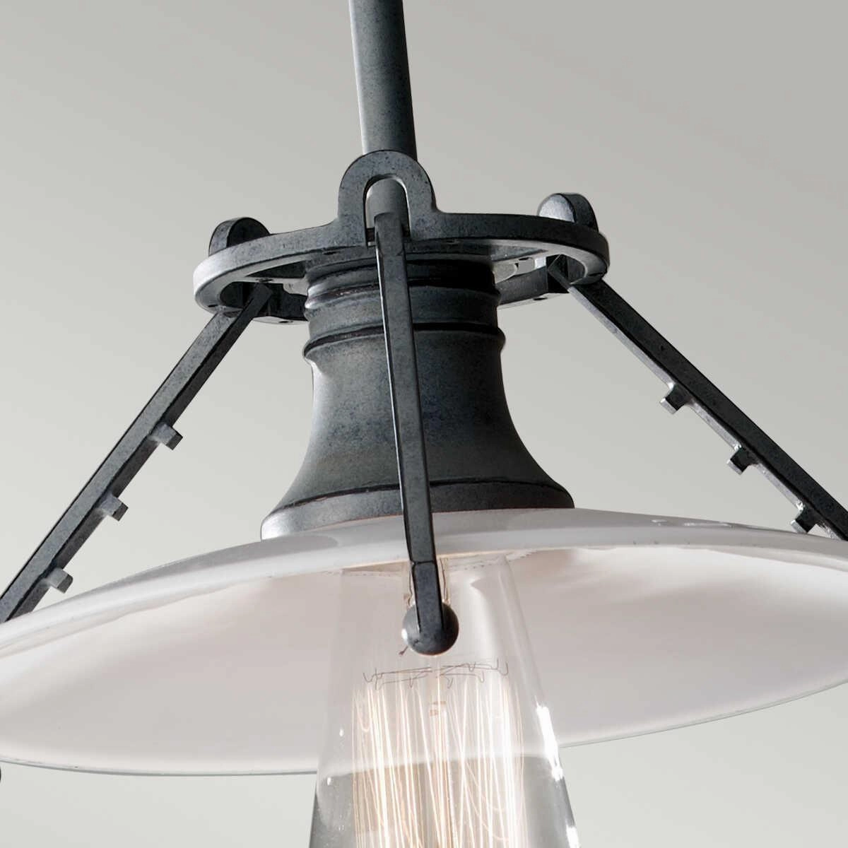Feiss Urban Renewal 1 Light Zinc Ceiling Pendant