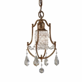 Feiss Valentina 1 Light Mini Bronze Ceiling Pendant minimalist ceiling light