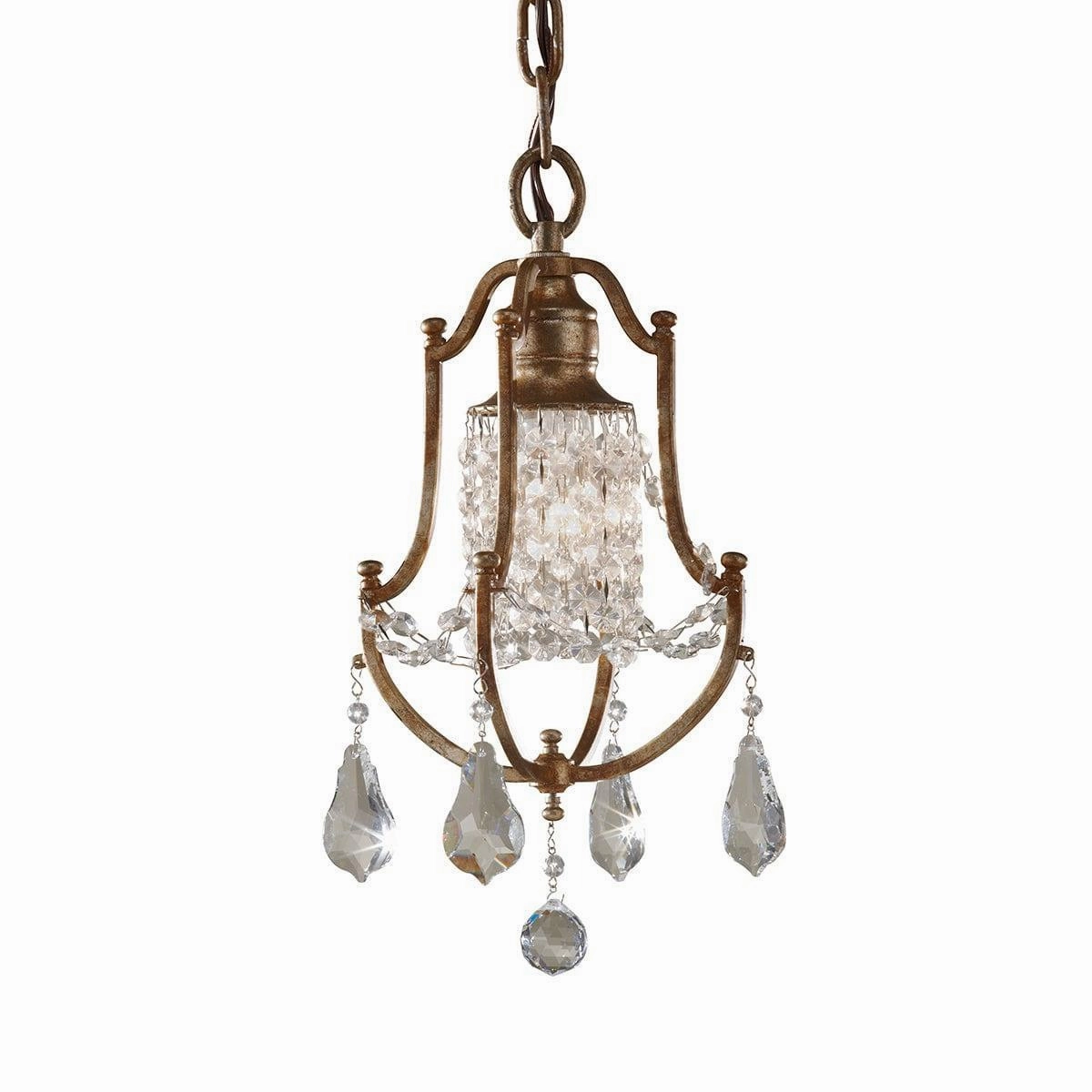 Feiss Valentina 1 Light Mini Bronze Ceiling Pendant minimalist ceiling light