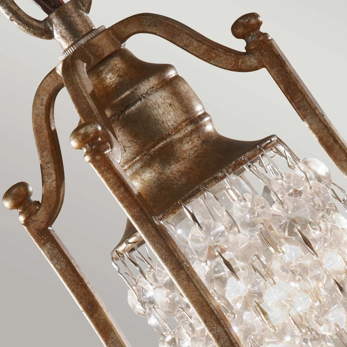 Feiss Valentina 1 Light Mini Bronze Ceiling Pendant