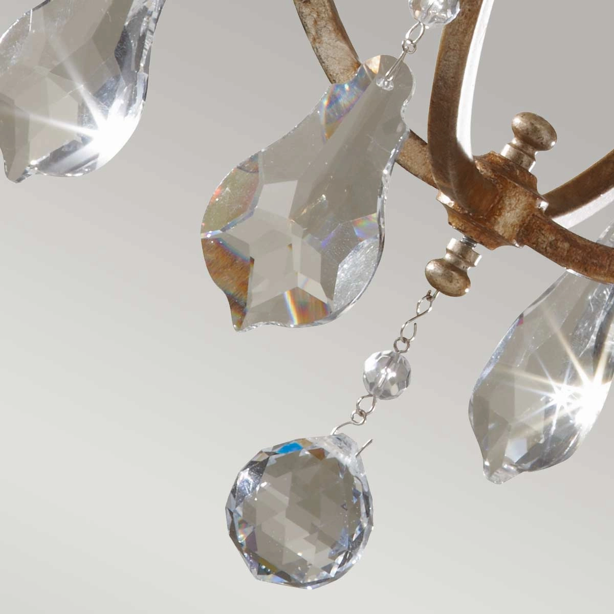Feiss Valentina 1 Light Mini Bronze Ceiling Pendant