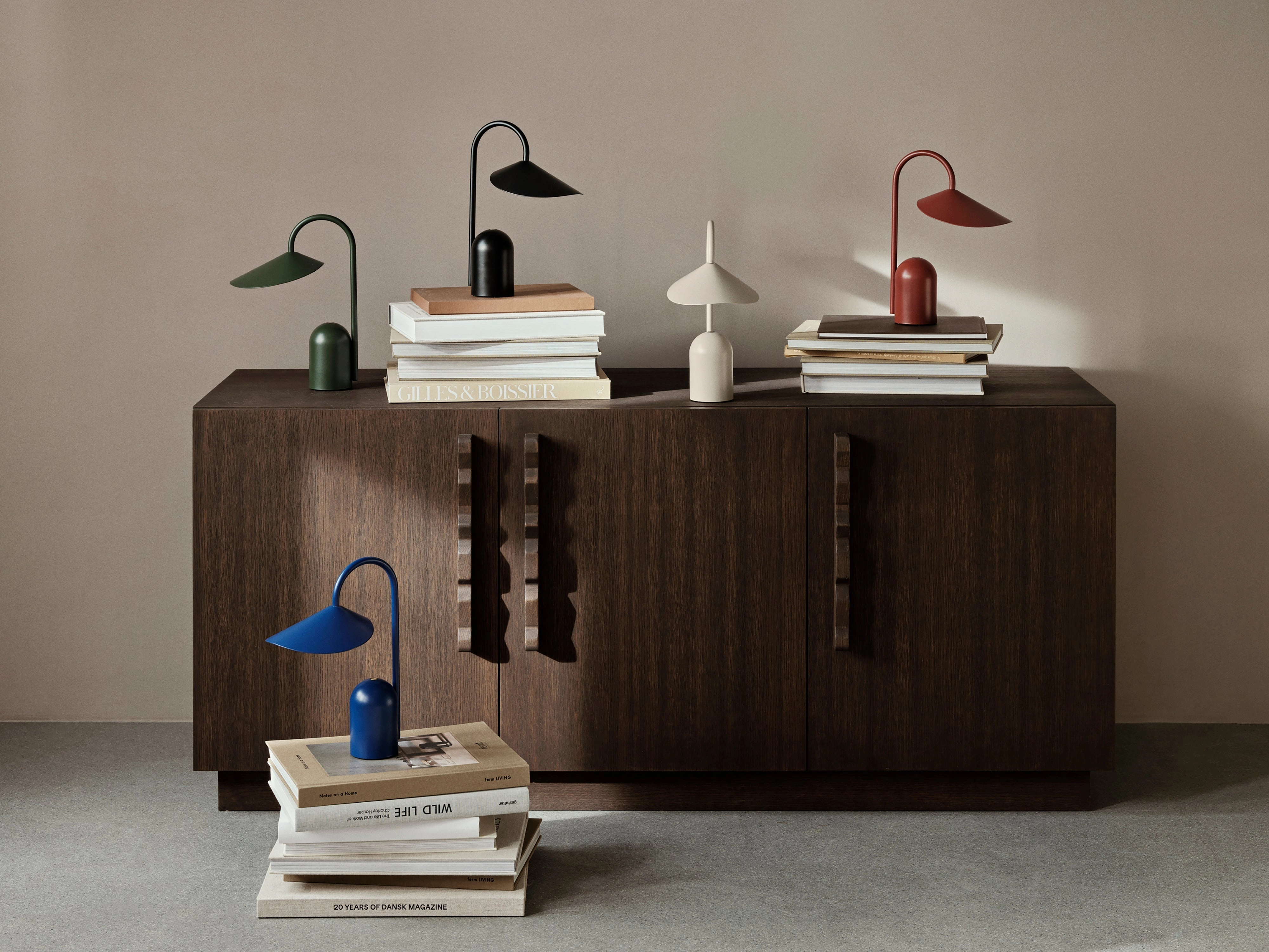 Ferm Living Arum Portable Lamp Black
