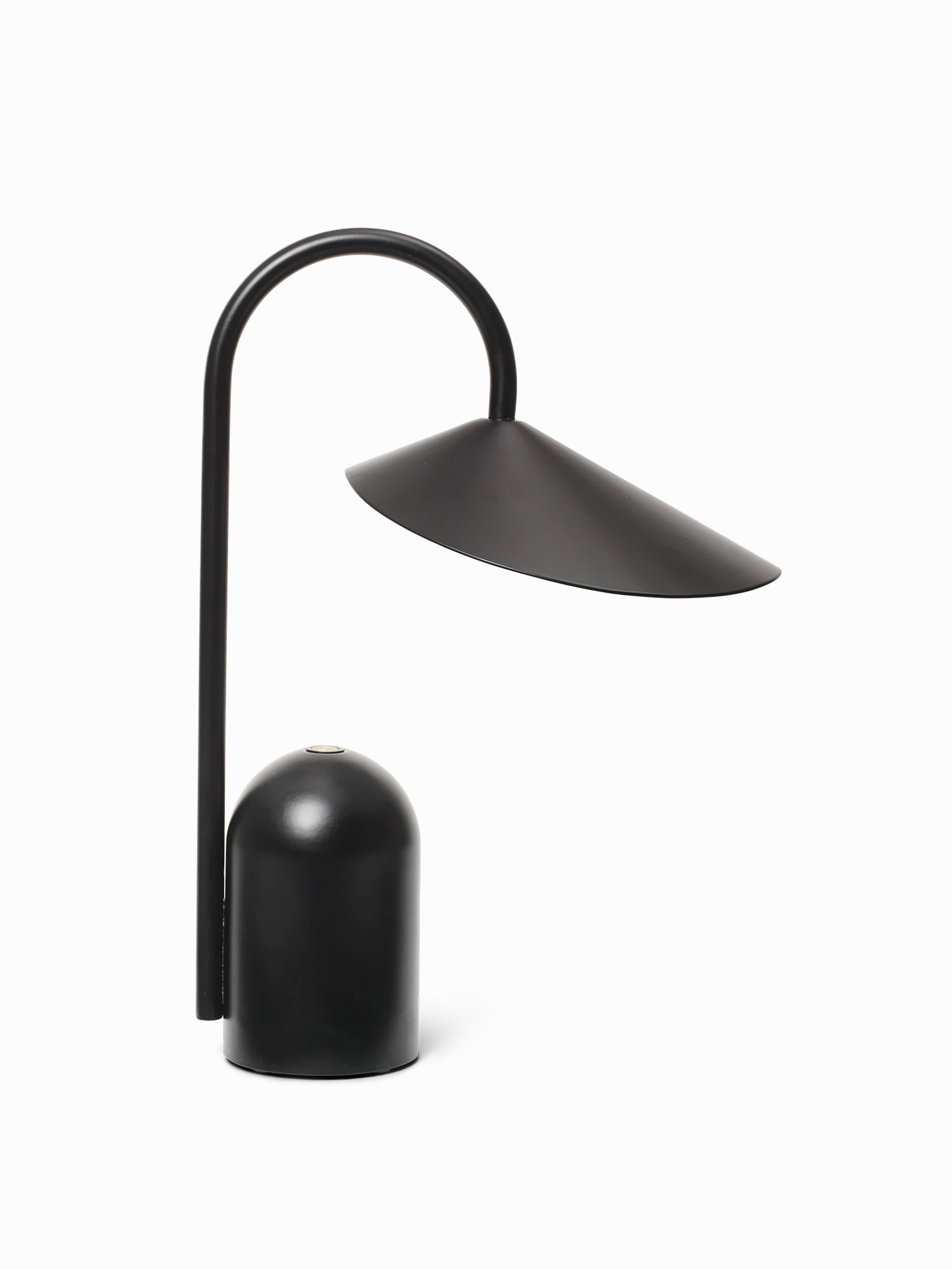 Ferm Living Arum Portable Lamp Black designer outdoor lamp